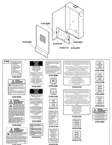 Decals Group - Ats Warning (Used After Serial No. 1022001676) Diagram and Parts List for 071075-00  Briggs and Stratton Generator